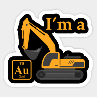 I'm a Gold Digger Sticker